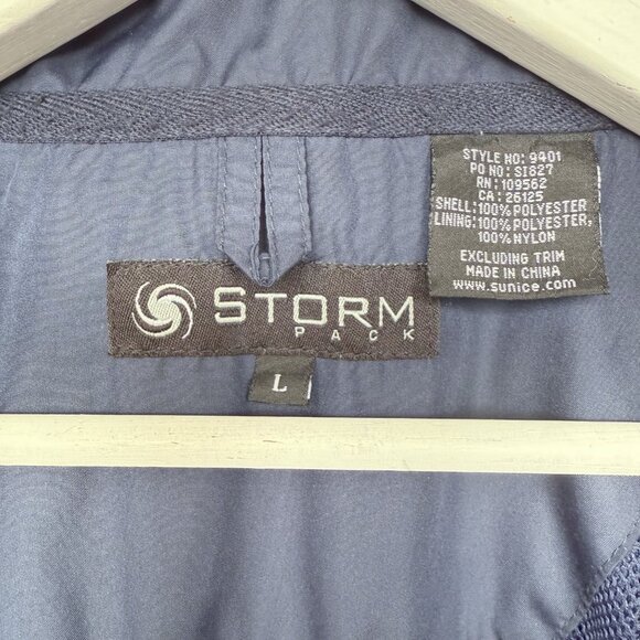 Sunice Navy Storm Pack Weather Jacket - Picture 9 of 9